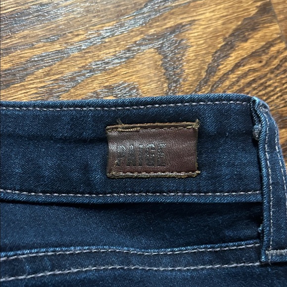 PAIGE Women's Dark Blue Skinny Jeans - Picture 6 of 8